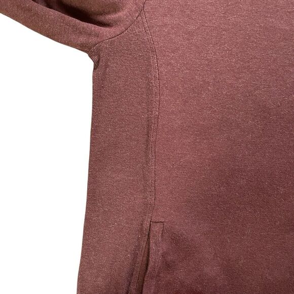 Athleta Balance Midi Sweater Dress Women M Brown Pockets #599867 $89 - Picture 7 of 12